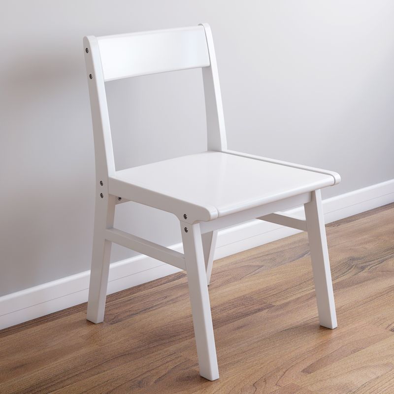 Rubberwood Armless Dining Chair Open Back Upholstered Single Dining Side Chair Clearhalo ' kitchen&dining_furn' 'Dining Chairs' 'Dining Tables & Seating' 'dining_chair' 'furn' 'furn_dining_chair' 'Furniture' 'furniture_dining_chair' 'Kitchen & Dining Furniture' 'kitchen' 1200x1200_d3630f24-32eb-44a0-b96c-ef4414f74406