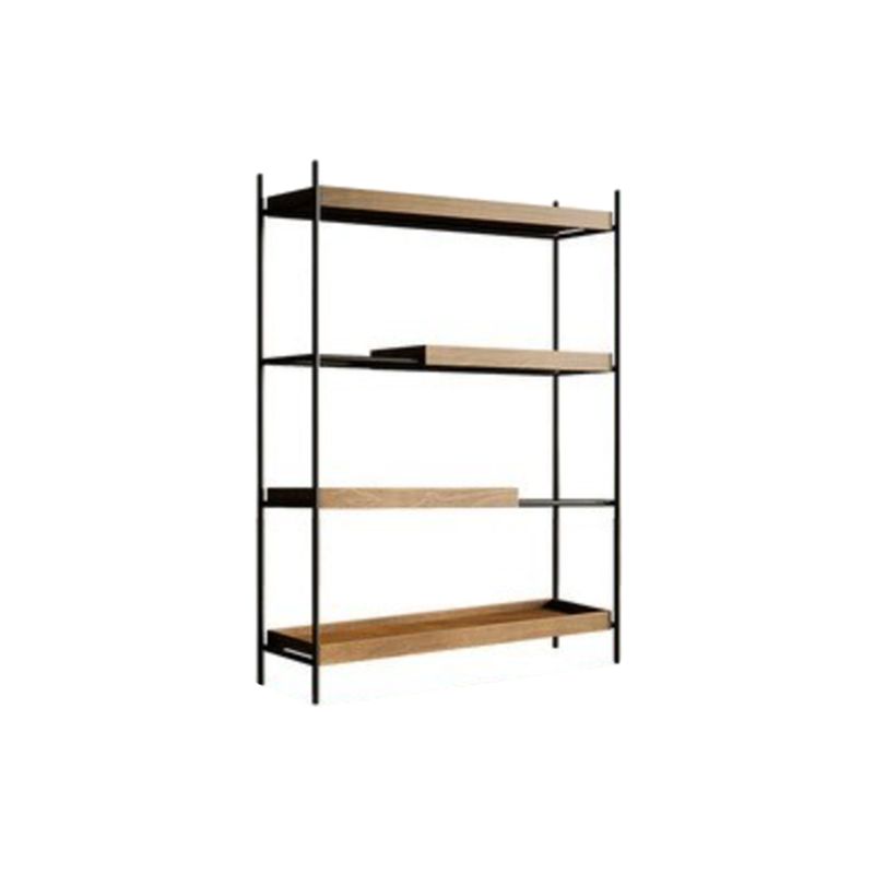 Contemporary Wooden Bookshelf Open Back Etagere Bookcase with Shelves Clearhalo 'Bookcases' 'furn' 'furn_bookcases' 'Furniture' 'Office Furniture' 1200x1200_d36326e9-2ba0-48d2-aa31-24c1ab61e59e