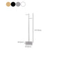 Modern Style Coat Rack Pure Color Standing Hooks Design Hall Tree