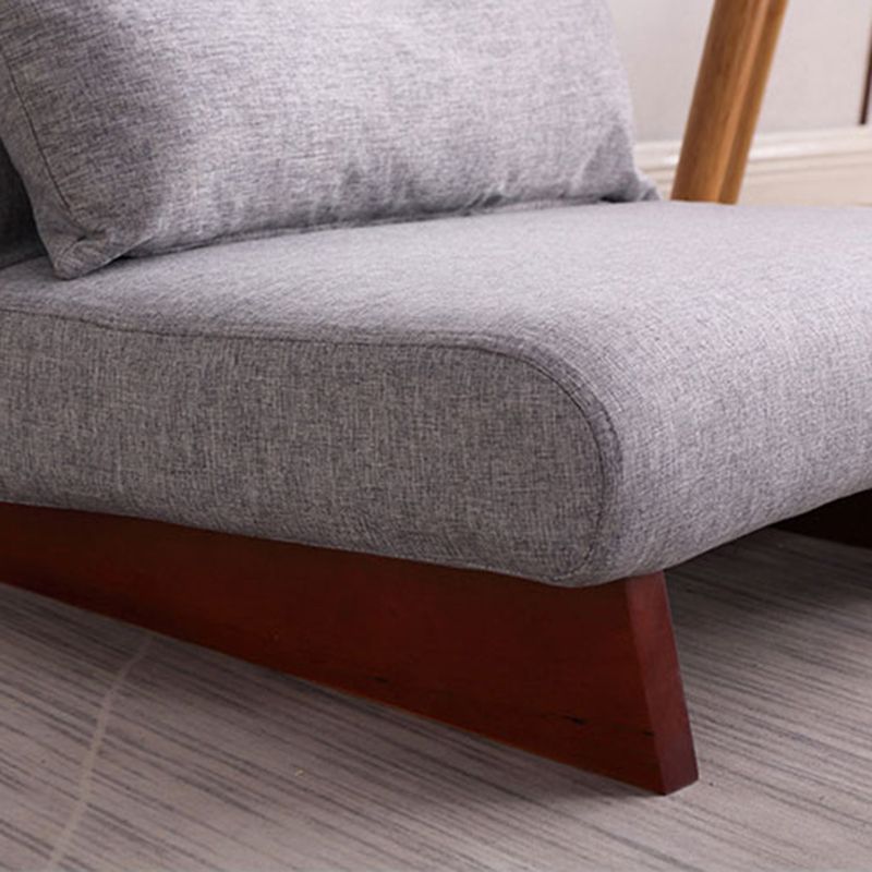 Mid-century Modern 27.95" Wide Pillow Back Armless Convertible Chair Clearhalo 'Accent Chairs' 'accent_chairs' 'Chairs & Seating' 'furn' 'furn_accent_chairs' 'Furniture' 'Living Room Furniture' 1200x1200_d363a27d-e35e-433a-9b2e-214dc89c2500