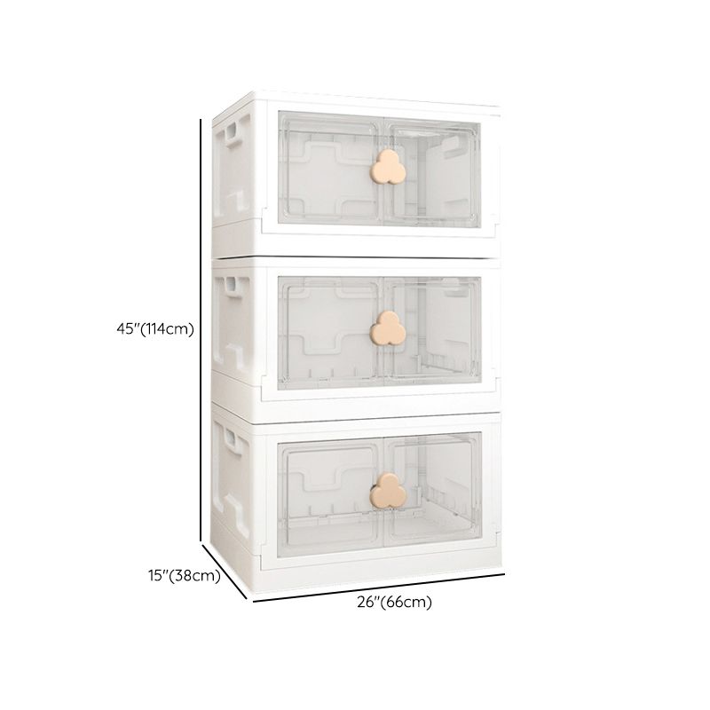 Armoire de rangement à charnière contemporaine Armoire en plastique