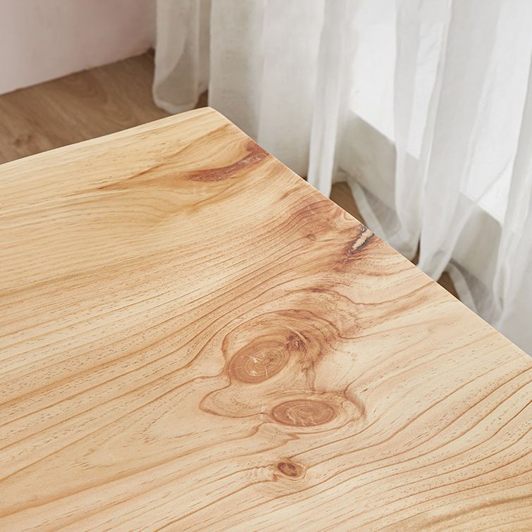 Glam Standard Khaki Dining Table Solid Wood Rectangle Shape Dining Table for Kitchen Clearhalo ' dining_table' 'Dining Tables & Seating' 'Dining Tables' 'furn' 'furn_dining_table' 'Furniture' 'furniture_dining_table' 'Kitchen & Dining Furniture' 'kitchen&dining_furn' 'kitchen' 'kitchen_dining_table' 1200x1200_d369865a-f95e-4c0d-8274-358dbd7f0ac1