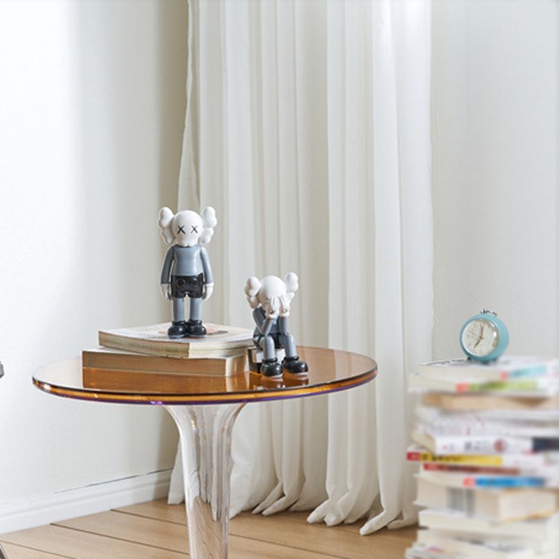 Moderne stijl acrylmateriaal Multicolor keuze uit ronde bijzettafeltje