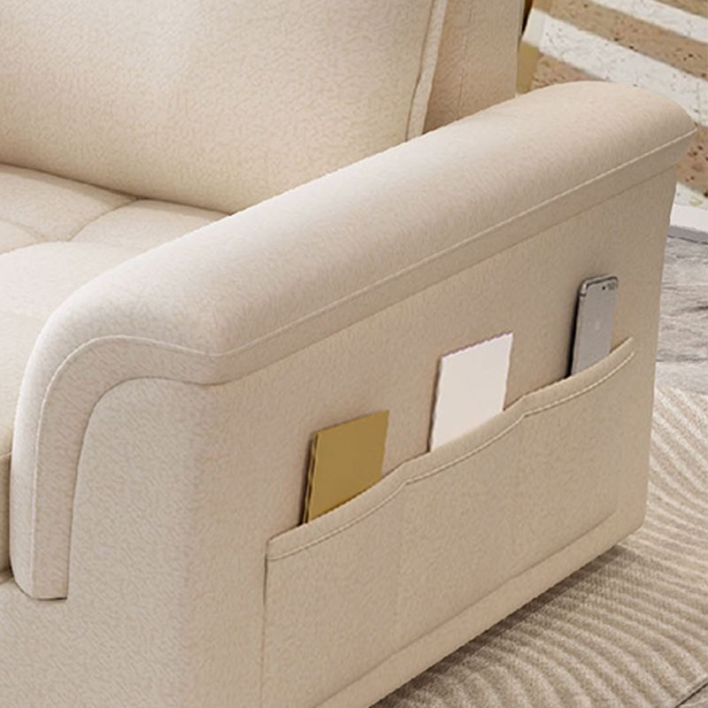 Divano a cornice in metallo in stile moderno divano a pianta quadrata imbottita