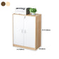 Modern Vertical File Cabinet Wood Filing Cabinet with Locking Drawers