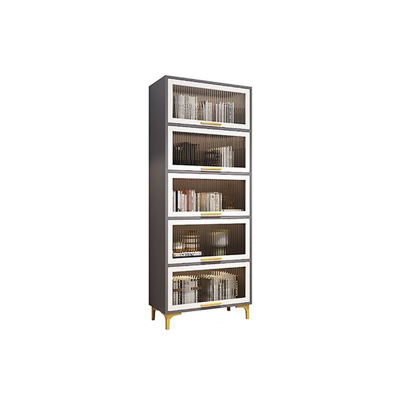 Modem Wooden Bookshelf Standard Shelf Bookshelf for Home Office 13.9" Wide Clearhalo 'Bookcases' 'furn' 'furn_bookcases' 'Furniture' 'Office Furniture' 1200x1200_d36db1da-0634-43d2-80a4-7ad90437a1a8