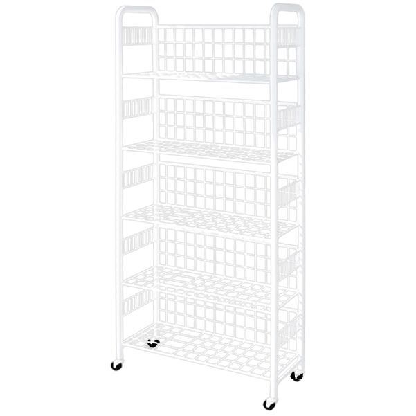 Libreria di libreria in metallo in metallo contemporaneo per ufficio