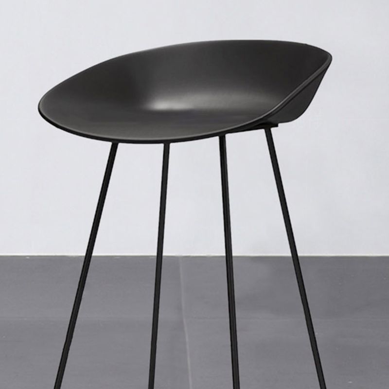 Industrial Style Bar-stool Sled Iron Legs PP Bucket Seat Barstool for Kitchen Bar Clearhalo 'Bar Furniture' 'Bar Stools' 'bar_stools' 'furn' 'furn_bar_stools' 'furniture_bar_stools' 'Kitchen & Dining Furniture' 'kitchen&dining_furn' 'kitchen' 'kitchen_furn' Furniture' 1200x1200_d3713fe9-04f0-4bb1-828a-a53845c0d23c