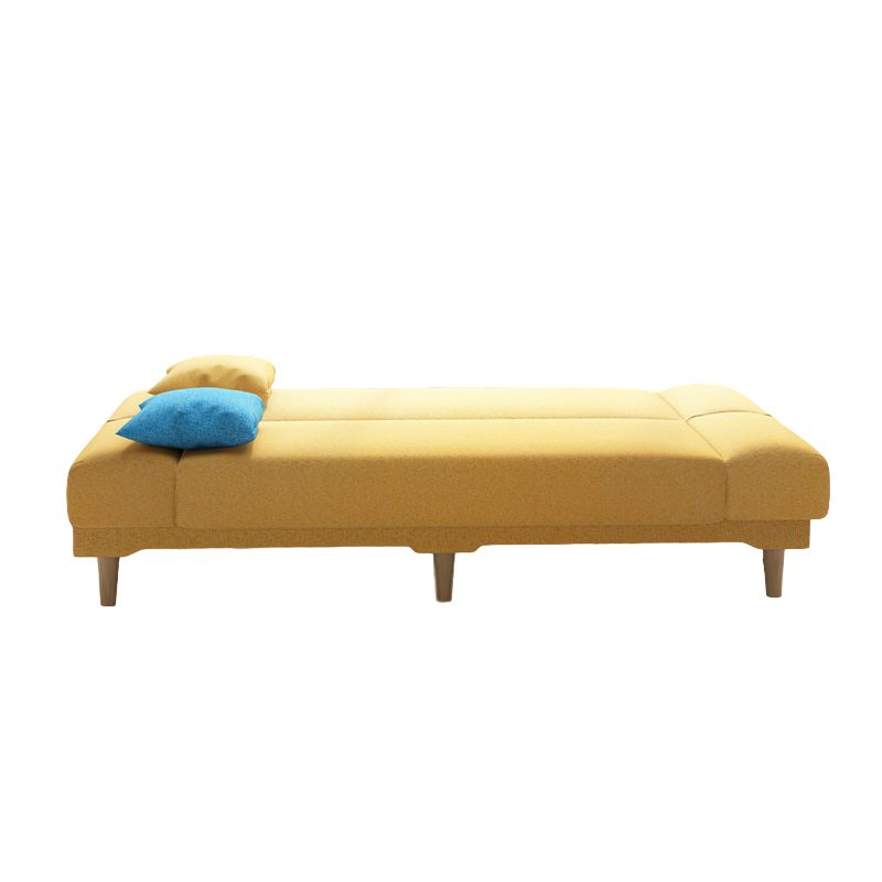 Cotton Blend 23"W Back Sofa Modern Armless Couch for Living Room Clearhalo 'furn' 'furn_sofas' 'Furniture' 'furniture_sofas' 'kitchen' 'kitchen_sofas' 'Living Room Furniture' 'Sofa' 'sofas' 1200x1200_d37280c9-f619-44ad-81fb-984c0da916a9