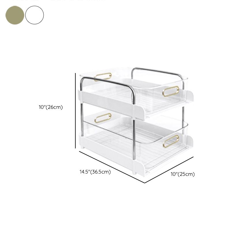 Modern Open Back Standard Bookshelf Plastic boekenkast voor studieruimte