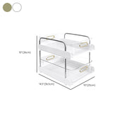 Modern Open Back Standard Bookshelf Plastic boekenkast voor studieruimte