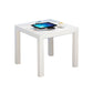 Contemporary Square Side End Table Wood 4 Legs End Slide Table Clearhalo 'Coffee & Accent Tables' 'End & Side Tables' 'end_side_tables' 'furn' 'furn_end_side_tables' 'Furniture' 'Living Room Furniture' 1200x1200_d37449eb-9bcd-4c63-b2f3-f2eec81cad41