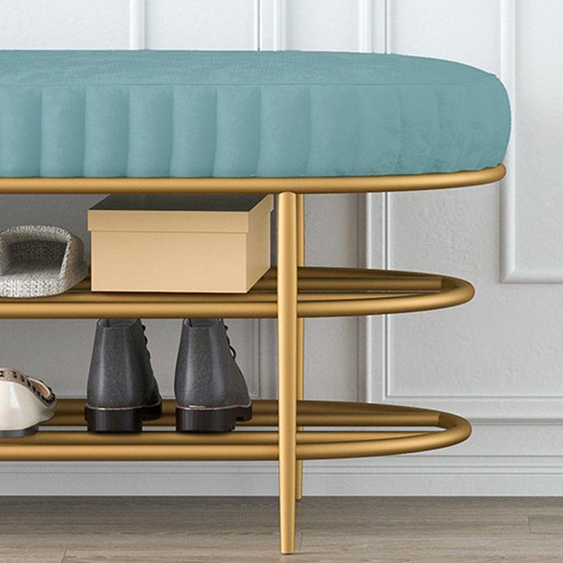 Modern Entryway Bench Cushioned Seating Bench with Shoe Storage Clearhalo 'Benches' 'Chairs & Seating' 'furn' 'furn_benches' 'Furniture' 'Living Room Furniture' 1200x1200_d3748616-a0f6-4536-873e-a2e5ca2aaeec