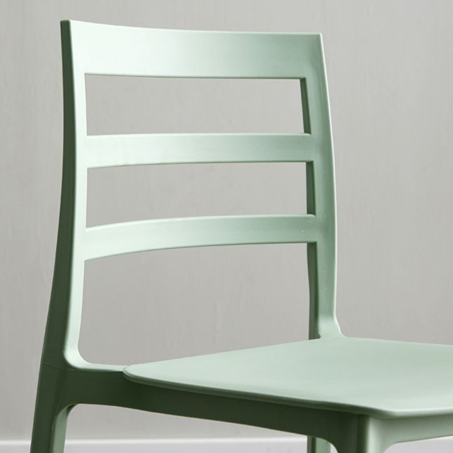 Scandinavian Plastic Side Chair Stackable Kitchen Dining Room Chair Clearhalo 'Dining Chairs' 'Dining Tables & Seating' 'dining_chair' 'Furniture' 'furniture_dining_chair' 'Kitchen & Dining Furniture' 1200x1200_d37aacae-812b-452c-9d84-0ec11fdd186c