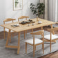 Minimalist Style Traditional Height Dining Set with Rectangle Shape Table and Double Pedestal Base Clearhalo 'Dining Room Sets' 'Dining Tables & Seating' 'dining_room_set' 'furn' 'furn_dining_room_set' 'Furniture' 'furniture_dining_room_set' 'Kitchen & Dining Furniture' 'kitchen&dining_furn' 'kitchen' 1200x1200_d37aea91-5ba7-4e22-962e-0dd525d2bf6b