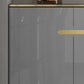 Glam Style Sideboard Gray Dining Sideboard Buffet for Living Room and Kitchen Clearhalo 'buffet_sideboard' 'Buffets & Sideboards' 'furn' 'furn_buffet_sideboard' 'Furniture' 'Kitchen & Dining Furniture' 1200x1200_d37b35ad-3f64-42b3-8449-2d5f0c128041