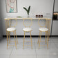 Glam Style Rectangle Bar Table Bar-Height Bistro Pub Table with 4 Legs Clearhalo 'Bar Furniture' 'Bar Tables' 'bar_tables' 'furn' 'furn_bar_tables' 'Furniture' 'Kitchen & Dining Furniture' 1200x1200_d37c1131-9c2f-412f-9a04-4e0167dddbdb