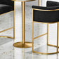Glam 1/3/5 Pieces Bar Table Set Rectangle Stone Counter Table with High Stools for Kitchen Clearhalo 'Bar Furniture' 'furn' 'furn_home_bar_bar_sets' 'Furniture' 'Home Bars & Bar Sets' 'home_bar_bar_sets' 'Kitchen & Dining Furniture' 1200x1200_d37c8ca6-fe93-44dd-837b-428027ce3079