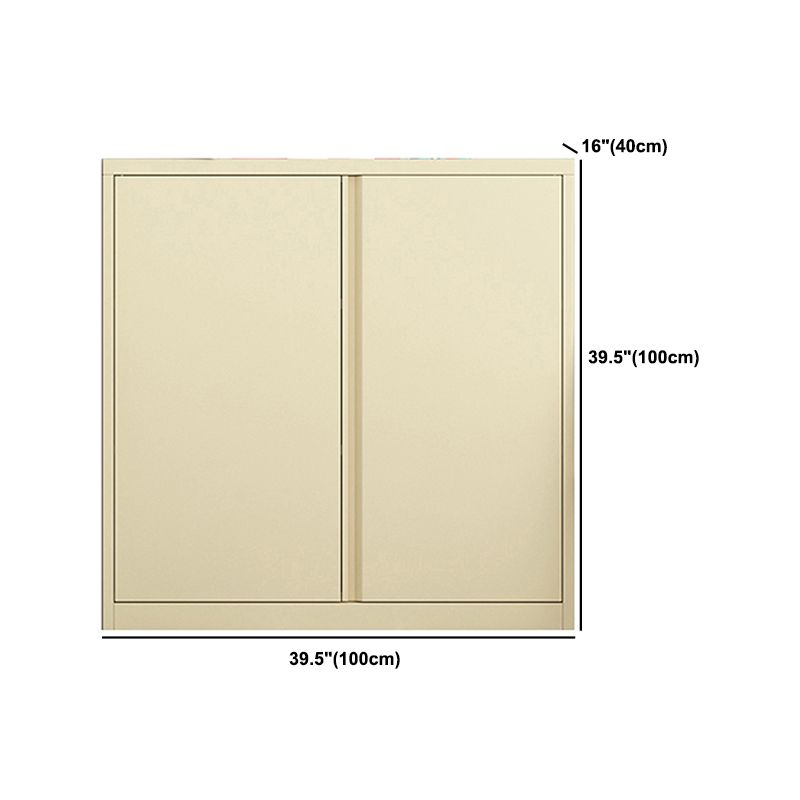 Armoire à accent moderne armoire de rangement beige avec résistant à l'eau