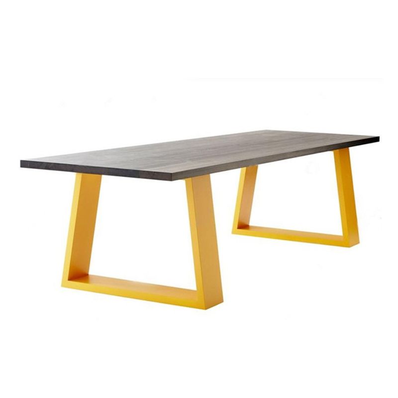 Rectangle Luxury Style Dining Table Solid Wood Fixed Table for Restaurant Clearhalo ' dining_table' 'Dining Tables & Seating' 'Dining Tables' 'furn' 'furn_dining_table' 'Furniture' 'furniture_dining_table' 'Kitchen & Dining Furniture' 'kitchen&dining_furn' 'kitchen' 'kitchen_dining_table' 1200x1200_d37e833a-12bf-4b2f-84c3-8c4eacc5783b