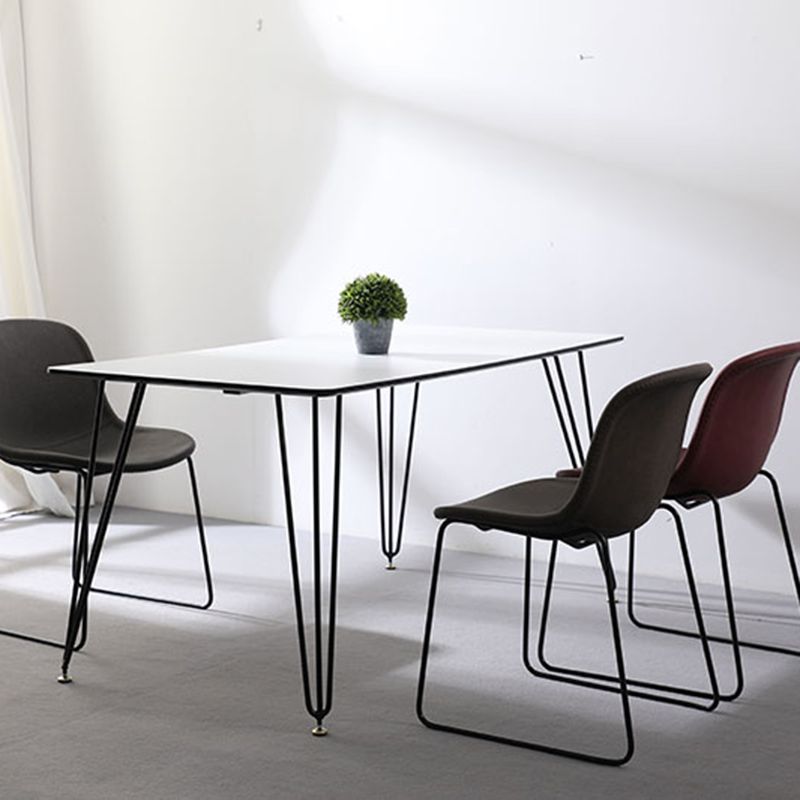 Industrial Style Side Chair Set Dining Room Side Chair Set with Metal Legs Clearhalo ' kitchen&dining_furn' 'Dining Chairs' 'Dining Tables & Seating' 'dining_chair' 'Furniture' 'furniture_dining_chair' 'Kitchen & Dining Furniture' 'kitchen' 1200x1200_d37eba91-f2dc-44ff-b0fd-e6c22da9f9d6