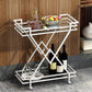 Open Storage Modern Prep Table Home Dining Rectangular Prep Table