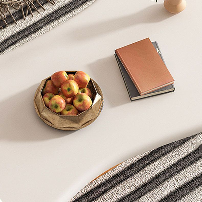 Modern White Trestle Coffee Table Geometric Manufactured Wood Cocktail Table Clearhalo 'Coffee & Accent Tables' 'Coffee Tables' 'coffee_tables' 'furn' 'furn_coffee_tables' 'Furniture' 'Living Room Furniture' 1200x1200_d382619d-d33b-422d-897b-9db9e795c5f5