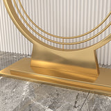 Tavolo da console bianco pietra 12 pollici di divano console contemporanea