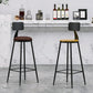Industrial Footrest Bristol Stool Matte Finish Iron Bar Stool Clearhalo 'Bar Furniture' 'Bar Stools' 'bar_stools' 'furn' 'furn_bar_stools' 'Furniture' 'furniture_bar_stools' 'Kitchen & Dining Furniture' 1200x1200_d38663a8-915e-49f5-9dda-5100db02c969