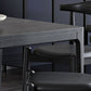 Moderne eetset 1/4/5/6/7 stuks essen massief houten eettafel en stoelen