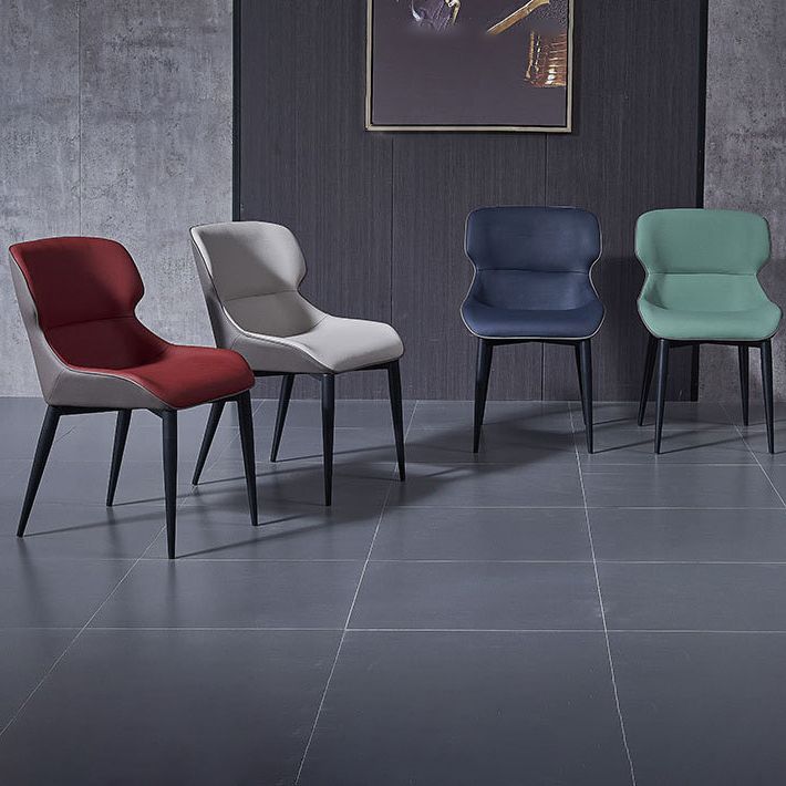 European Glam Style Metal Chair Set Wingback Side Dining Room Kitchen Chairs Clearhalo ' kitchen&dining_furn' 'Dining Chairs' 'Dining Tables & Seating' 'dining_chair' 'furn' 'furn_dining_chair' 'Furniture' 'furniture_dining_chair' 'Kitchen & Dining Furniture' 'kitchen' 1200x1200_d38e0fa6-632e-4d66-b235-8a9bb868e3bb