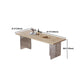 Modern Dining Set 1/2/5 Pieces Rectangle Pine Wood Dining Table for Dining Room Kitchen