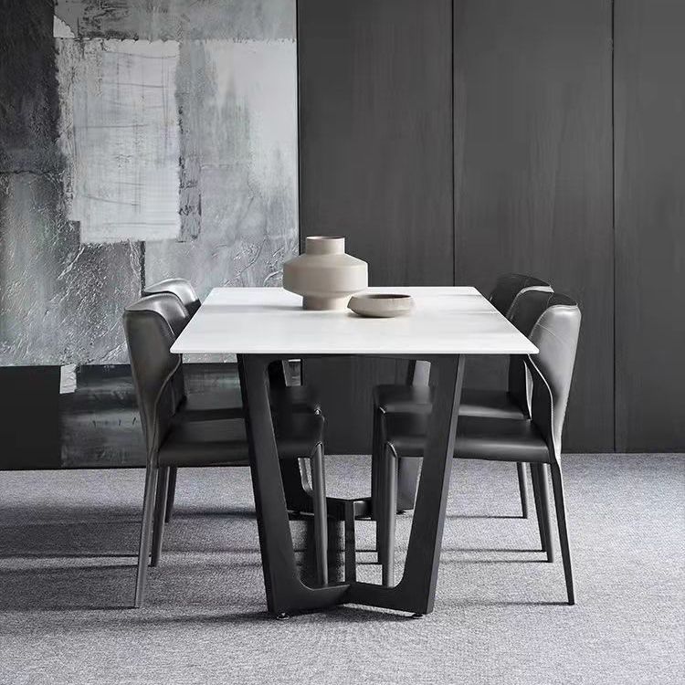 Traditional Luxury Furniture Stone Trestle Dining Room Collection for Kitchen Clearhalo ' dining_table' 'Dining Tables & Seating' 'Dining Tables' 'furn' 'furn_dining_table' 'Furniture' 'furniture_dining_table' 'Kitchen & Dining Furniture' 'kitchen&dining_furn' 'kitchen' 'kitchen_dining_table' 1200x1200_d3905998-4222-4e34-a99d-26ccc990afdb