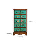 Coffre de rangement vertical en bois côtier pour lingerie, pour chambre à coucher