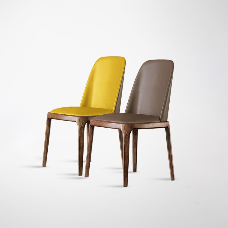 Nordic Style Side Solid Dining Room Chair Leather Parsons Chair for Home Use Clearhalo ' kitchen&dining_furn' 'Dining Chairs' 'Dining Tables & Seating' 'dining_chair' 'furn' 'furn_dining_chair' 'Furniture' 'furniture_dining_chair' 'Kitchen & Dining Furniture' 'kitchen' 1200x1200_d3962674-a52e-463f-98bd-547297a1a037