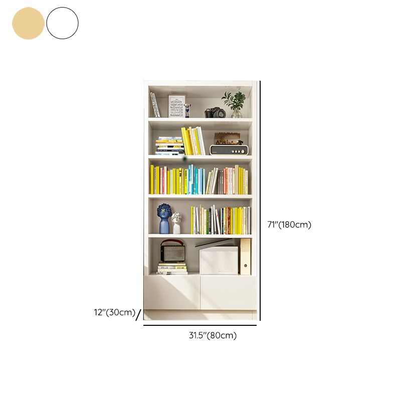 Bibliothèque standard à l'arrière fermé Scandinave Biber en bois d'ingénierie