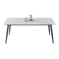 Industrial Rectangle 4-foot Home Furniture Stone Dining Site Table for Home Clearhalo ' dining_table' 'Dining Tables & Seating' 'Dining Tables' 'furn' 'furn_dining_table' 'Furniture' 'furniture_dining_table' 'Kitchen & Dining Furniture' 'kitchen&dining_furn' 'kitchen' 'kitchen_dining_table' 1200x1200_d39c7c44-4f4a-4e27-8c5d-46c6a774e25d