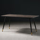 Industrial Style Dining Table Brown 4 Legs Dining Table with Black Frame Clearhalo ' dining_table' 'Dining Tables & Seating' 'Dining Tables' 'furn' 'furn_dining_table' 'Furniture' 'furniture_dining_table' 'Kitchen & Dining Furniture' 'kitchen&dining_furn' 'kitchen' 'kitchen_dining_table' 1200x1200_d3a05713-6e06-451a-9a50-7c9731496f3d