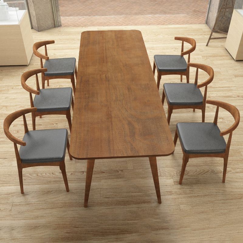 Modern Wood Office Desk Rectangular Shape Task Desk with 4 Legs for Office Clearhalo 'furn' 'furn_office_desk' 'Furniture' 'Office Desks' 'Office Furniture' 'office_desk' 1200x1200_d3a446ce-a4a9-4020-aaac-69006749feba