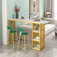 Glam Style Bar Table Set 2/3 Pcs Gold Frame Bar Table Set for Living Room Clearhalo 'Bar Furniture' 'furn' 'furn_home_bar_bar_sets' 'Furniture' 'Home Bars & Bar Sets' 'home_bar_bar_sets' 'Kitchen & Dining Furniture' 1200x1200_d3a4707d-43dd-47c0-bec8-c7308cebbb1d