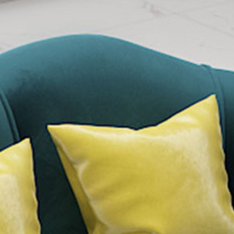 Velvet Curved Sofa Contemporary Sloped Arm Sofa for Living Room Clearhalo 'furn' 'furn_sofas' 'Furniture' 'Living Room Furniture' 'Sofa' 'sofas' 1200x1200_d3a5e857-48f0-45dc-a2d9-e90495f2b02e