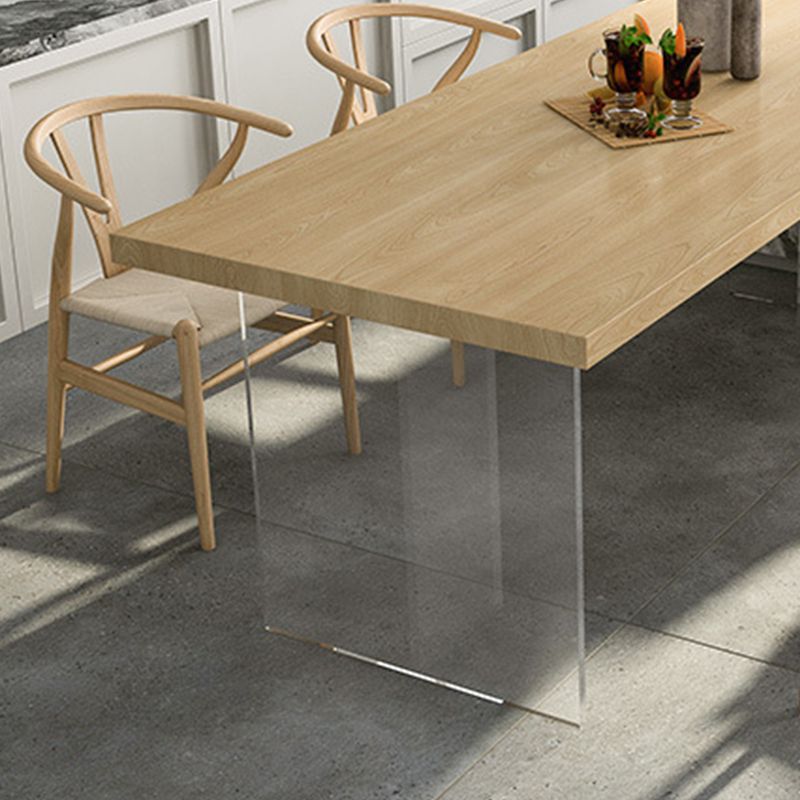 Pine Wood Top Table Traditional Luxury Dining Table with Double Pedestal Base Clearhalo ' dining_table' 'Dining Tables & Seating' 'Dining Tables' 'furn' 'furn_dining_table' 'Furniture' 'furniture_dining_table' 'Kitchen & Dining Furniture' 'kitchen&dining_furn' 'kitchen' 'kitchen_dining_table' 1200x1200_d3a679fb-90a0-42e9-8e4b-4b189864381f