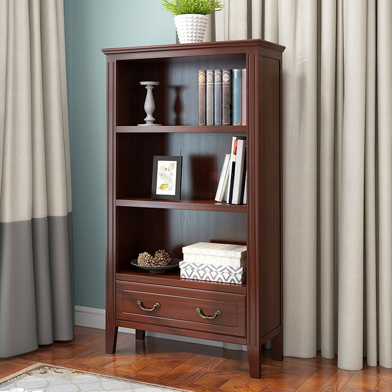 Closed Back Wooden Bookshelf Nordic Study Room Storage Standard Bookcase Clearhalo 'Bookcases' 'furn' 'furn_bookcases' 'Furniture' 'Office Furniture' 1200x1200_d3a95b4f-ce94-46fd-835d-4c926d0f1d37