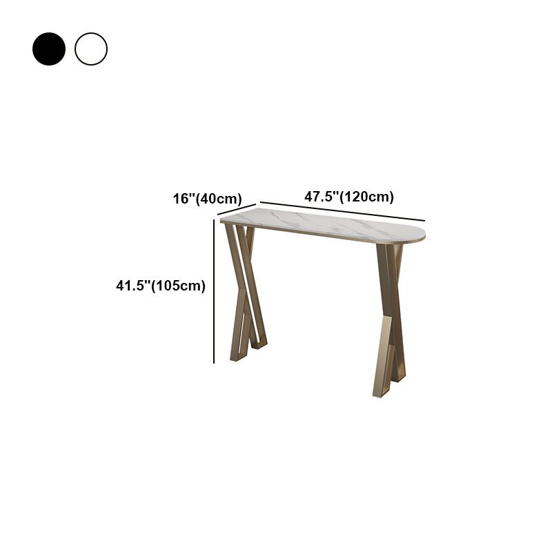 White Glam Style Table Iron and Faux Marble Milk Tea Shop Bar Table Clearhalo 'Bar Furniture' 'Bar Tables' 'bar_tables' 'furn' 'furn_bar_tables' 'Furniture' 'furniture_bar_tables' 'Kitchen & Dining Furniture' 1200x1200_d3aa9b97-0c50-4f31-a88d-efc836d4f1e9