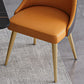 Scandinavian Design Solid Back Armless Dining Chair PU Leather Dining Chairs Clearhalo ' kitchen&dining_furn' 'Dining Chairs' 'Dining Tables & Seating' 'dining_chair' 'furn' 'furn_dining_chair' 'Furniture' 'furniture_dining_chair' 'Kitchen & Dining Furniture' 'kitchen' 1200x1200_d3aae331-626e-438b-8f16-3b4006d1ff99
