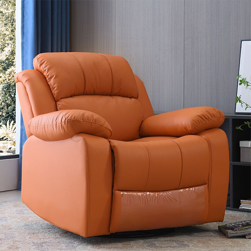 Contemporaneo home theater recliner in metallo rock manuale di botton di colore solido