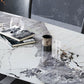 Industrial Sintered Stone Top Dining Table Rectangle Table with Single Pedestal Clearhalo 'Dining Tables & Seating' 'Dining Tables' 'dining_table' 'furn' 'furn_dining_table' 'Furniture' 'furniture_dining_table' 'Kitchen & Dining Furniture' 1200x1200_d3af3950-28fe-4c1c-bd37-2030e3c20d4a