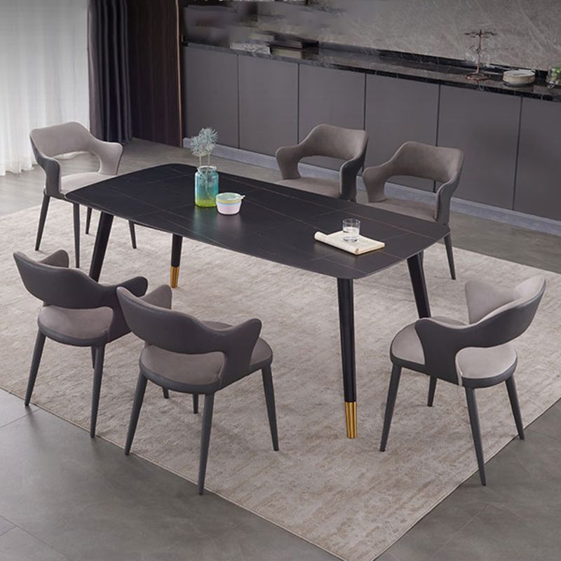 Metal Industrial Dining Room Chair Metallic Finish Open Back Dining Chair Clearhalo ' kitchen&dining_furn' 'Dining Chairs' 'Dining Tables & Seating' 'dining_chair' 'furn' 'furn_dining_chair' 'Furniture' 'furniture_dining_chair' 'Kitchen & Dining Furniture' 'kitchen' 1200x1200_d3b0b0ba-e43a-4e96-9274-30f172deb443