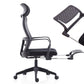 Contemporary Arm Chair Fixed Arm Adjustable Seat Height Swivel Footrest Black Office Chair Clearhalo 'furn' 'furn_office_chair' 'Furniture' 'Office Chairs' 'Office Furniture' 'office_chair' 1200x1200_d3b0e512-3be1-48a3-b8ec-c0decae9bcf8