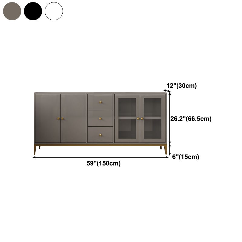Rettangolo Cucina Sideboard moderna mobile in legno per casa